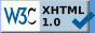 image logo xhtml1-strict
